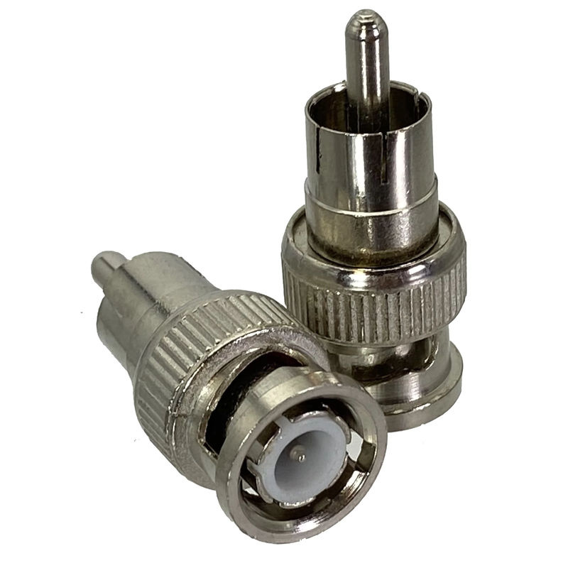 BNC-auf-RCA-Adapter für TV-HF-Koaxialkabel in Silber - Bild 4