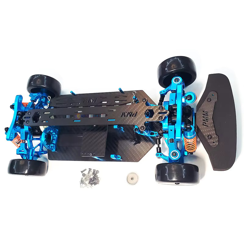 Tamiya Sakura TT01 TT02 TT02B V2 Pro, RC Auto, 1:10, 4WD, Metall, Set - Bild 4