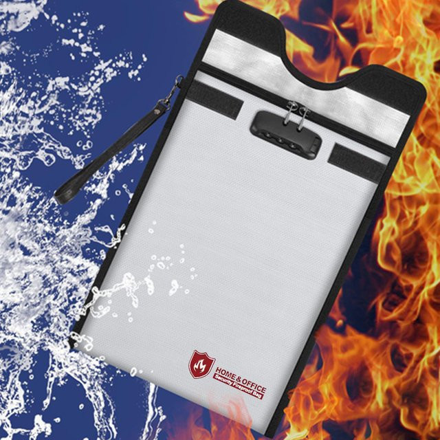 Feuerfeste und wasserdichte A4 Aktentasche mit Aluminium-Schutz für Sicherheitsdokumente und Reisepässe - Bild 1