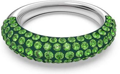 Swarovski Kristallring, Rhodinierter Edelstahl, Grün, Damen - Bild 1