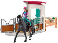Schleich Horse Club Pferdebox mit Lisa & Storm Spielfigur - Bild 1