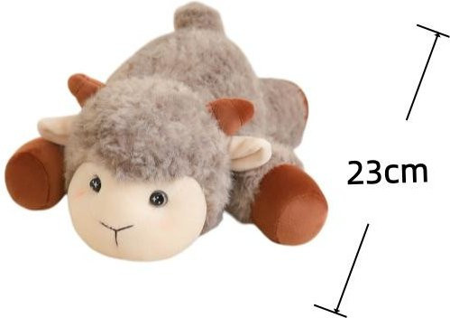 Binchi Fitness Liegende Schaf Plüschtier, beige, ab 14 Jahren - Bild 1