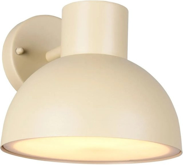 Trio LED-Wandleuchte Elbe in Sand, Retro-Design aus Aluminium, H x B x T: 24 x 20 x 18,5 cm - Bild 1