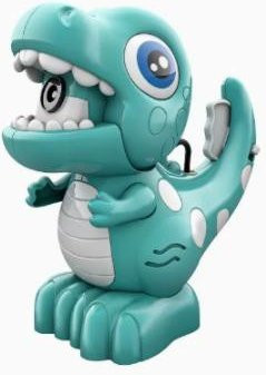 Binchi Dinosaurierpistole Seifenblasenmaschine, blau, ab 3 Jahre - Bild 1