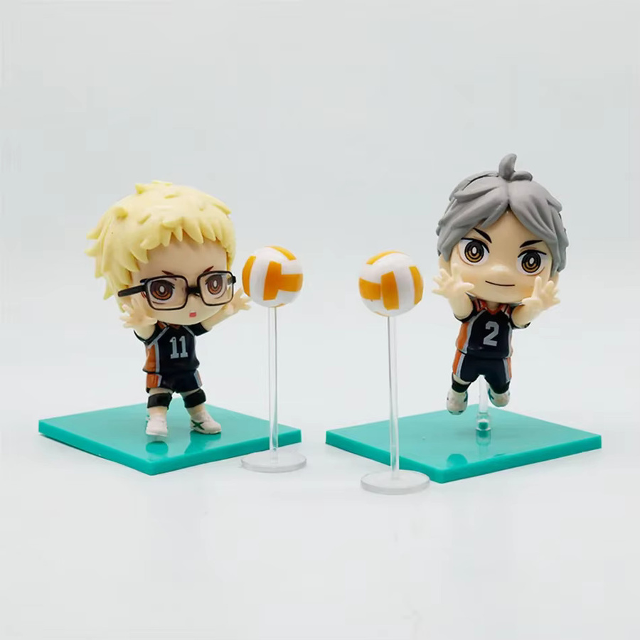SEGA Haikyuu!! Chibi-Figuren Hinata Shōyō & Kageyama Tobio, 8-teiliges Set - Bild 3