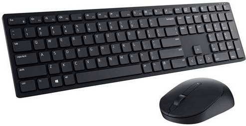 Dell Pro KM5221W Funk Tastatur und Maus-Set in Schwarz mit QWERTY US-Layout - Bild 1