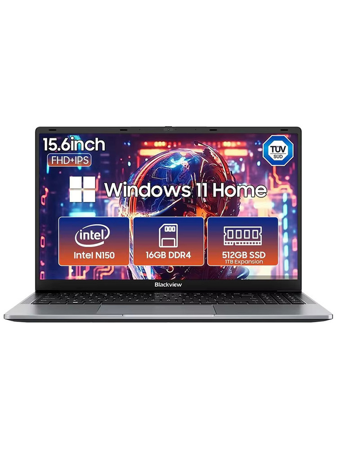 Blackview AceBook 6 Laptop mit Intel Twin Lake N150 CPU, 15,6 Zoll FHD+ IPS Bildschirm, 16GB DDR4, 512GB SSD und Windows 11 - Bild 4