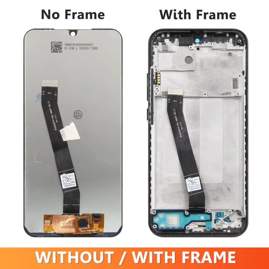 Xiaomi Redmi 7 LCD Display Touchscreen Digitizer Montage mit Rahmen in Schwarz 6,26 Zoll - Bild 3