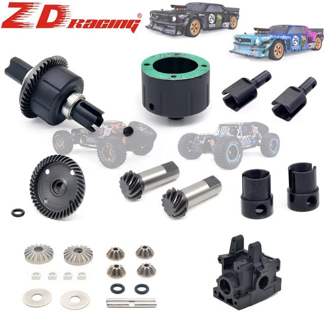 ZD Racing RC Auto Teile, Metall, Schwarz - Bild 1