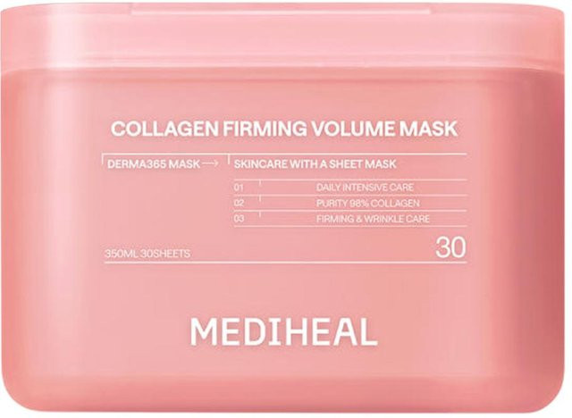 MEDIHEAL Derma 365 Kollagen Straffende Volumen Maske, 350 ml, 30 Stück - Bild 1