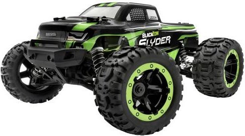 Blackzon Slyder MT 1/16 RC Modellauto Elektro Monstertruck Allradantrieb Grün Schwarz - Bild 1