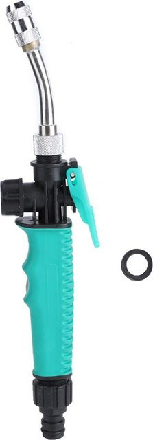 TOMTOP JMS Garten Hochdruck-Wassersprühkopf Bewässerungsdüse mit Flow Control in Schwarz und Türkis, 30 cm - Bild 1