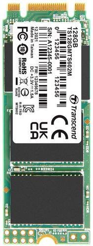 Transcend MTS602M 128GB Interne M.2 SATA SSD Industrial SATA III in Schwarz - Bild 1