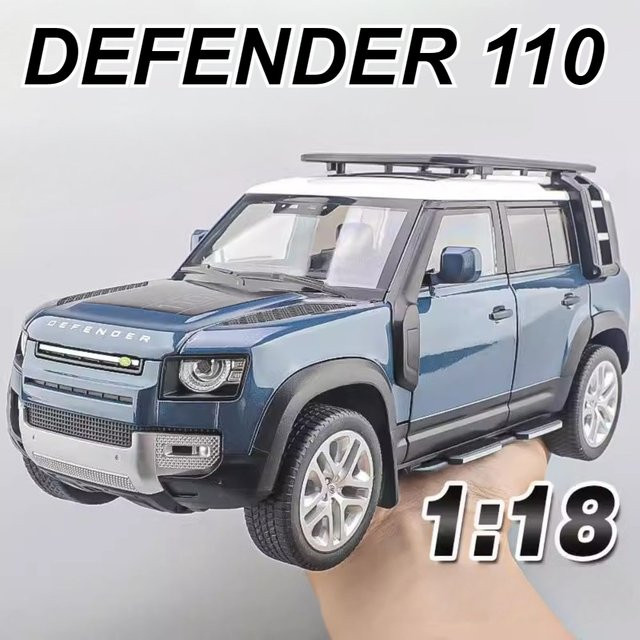 MAKEDA Land Rover, Legierungsmodellauto, 1:18, mit Licht und Sound - Bild 1