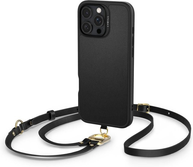 Spigen Cyrill Kajuk Classic Charm MagSafe-Hülle für Apple iPhone 16 Pro, Schwarz - Bild 1