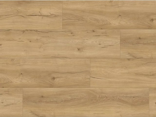 BASICfloor Vinylboden Premium Klickvinyl Eiche Mandel Landhausdiele in Beige und Braun - Bild 1