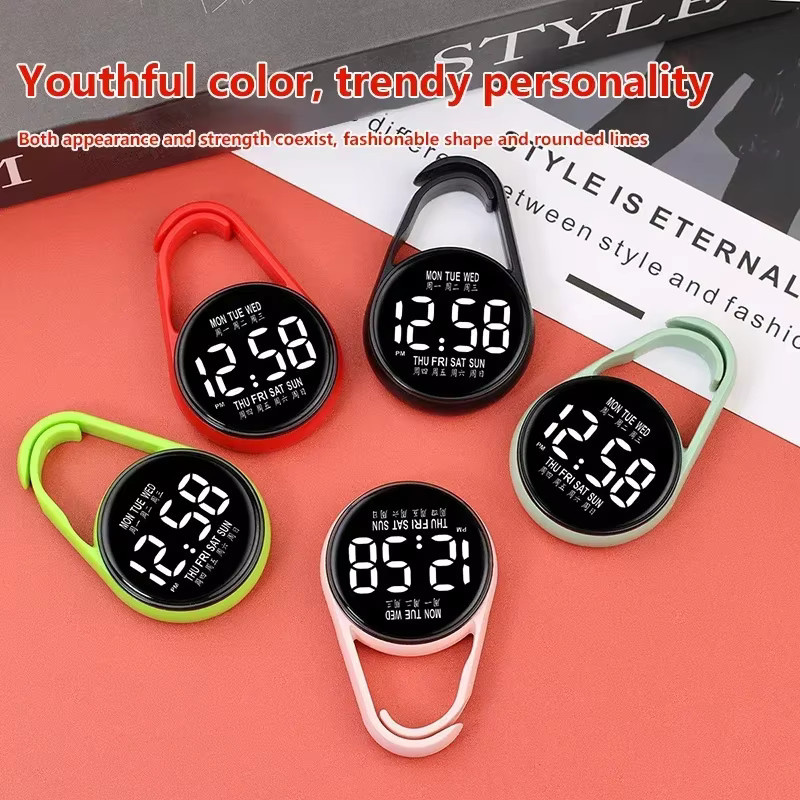 Elektronische LED-Hängeuhr, Unisex - Bild 3