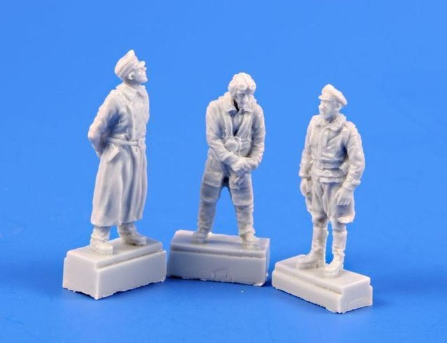 CMK Heinkel He 162, 3 Pilot figures, Einzelfigur, 1:72 - Bild 1