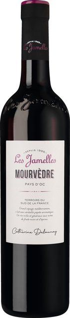 Les Jamelles Mourvèdre Rotwein, Languedoc-Roussillon, 2022, trocken, 0,75 l - Bild 1
