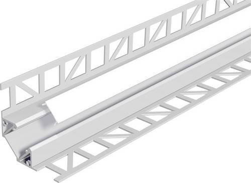EVN LED-Profil Aluminium APFL3AM200 in Silber, Länge: 2000 mm, Breite: 43 mm - Bild 1