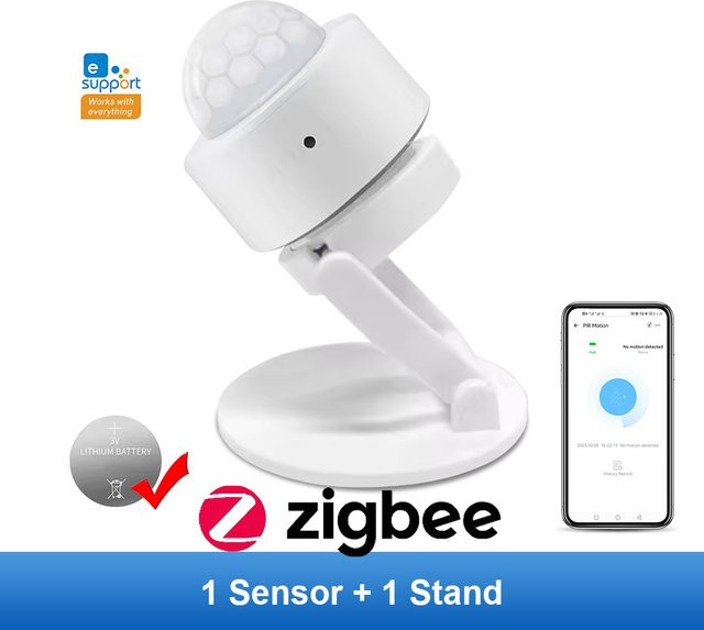 ONENUO Zigbee PIR Bewegungsmelder 3.0 Smart Infrarot-Sensor für Home Assistant und eWelink, Weiß - Bild 1