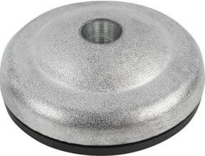 KIPP Teller ECO Form B Anti-Slip-Platte aus verzinktem Zink Durchmesser: 40 mm - Bild 1
