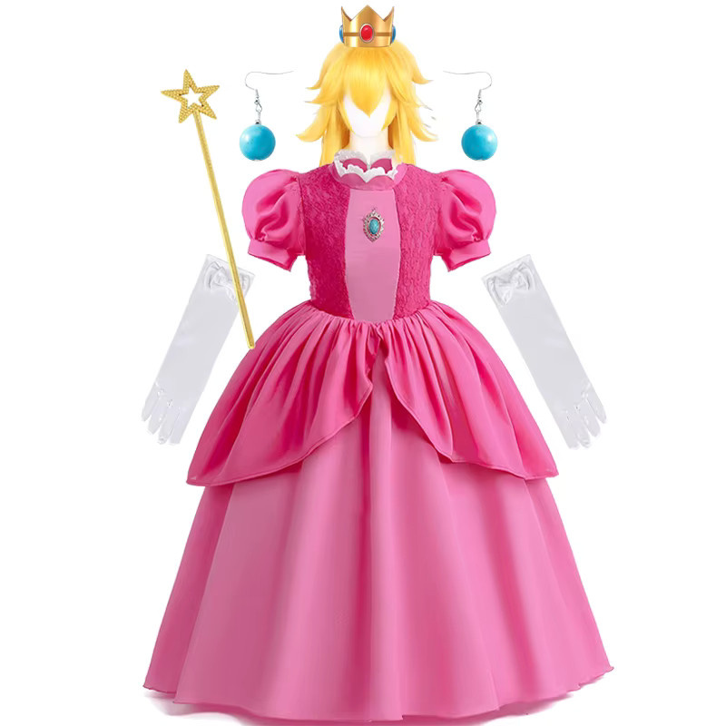 DOCHEER Prinzessin Kostümset, Super Mario, ab 2 Jahre - Bild 2