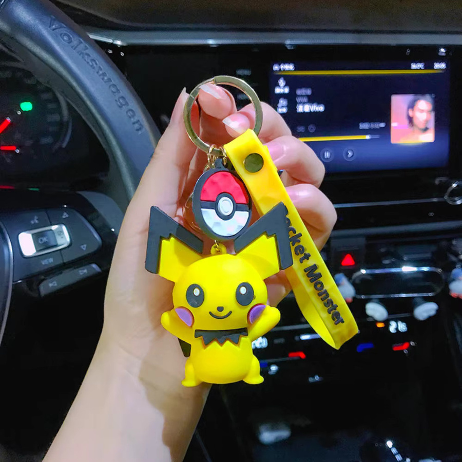 Potdemiel Schlüsselanhänger-Set, Pikachu & Friends, Unisex - Bild 1
