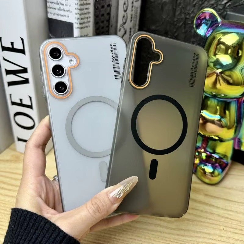 Premium Candy Color Frosted Magnetic Case Slim Cover für Samsung Galaxy A57 A56 A55 A54 A37 A36 A35 A34 A27 A26 A25 A24 A17 A16 A15 A14 in Purple - Bild 3