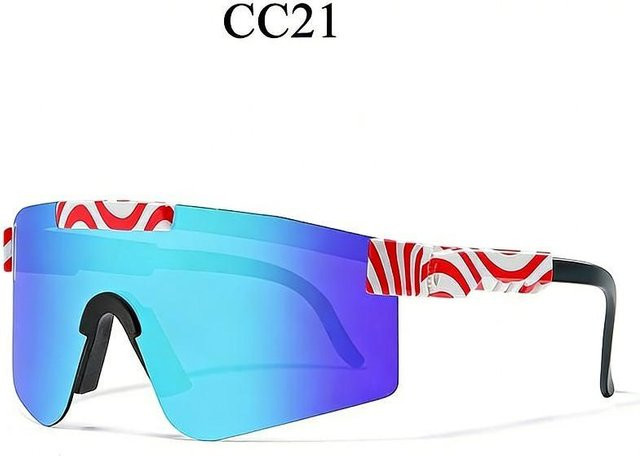 Paslu Sonnenbrille, Vollrand, Kunststoff, Multicolour, Unisex - Bild 1