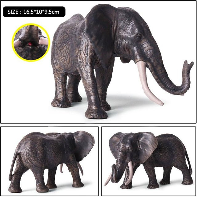 Oenux Afrikanische Wildtiere Elefantenmodell, Actionfigur, ab 3 Jahre - Bild 1