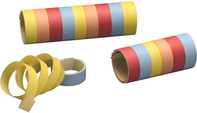 Fackelmann Luftschlangen Multicolor aus FSC-zertifiziertem Papier, 2 Rollen à 9 Stück mit je 4 m Länge - Bild 1