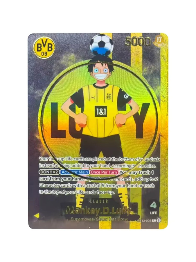 Bandai One Piece Sammelkarten Football Monkey D. Ruffy, Einzelfigur - Bild 2
