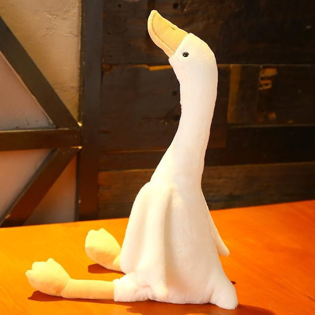 Kreative Schwanenpuppe, Plüschtier, weiße Gans, 50cm - Bild 1