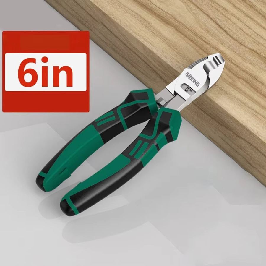 WOZOBUY Multifunktions Kabelzange aus High Carbon Stahl und Chrom-Vanadium für Kabel Cutter, Crimpen und Abisolieren - Bild 4