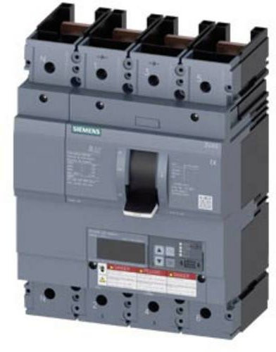 Siemens 3VA6440-7JT41-2AA0 Leistungsschalter in Grau mit einem Einstellbereich von 160 - 400A und einer maximalen Schaltspannung von 600 V/AC - Bild 1