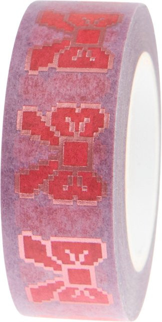 Rico Design Paper Poetry Washi Tape mit Schleifen in Flieder und Rosa - Bild 1