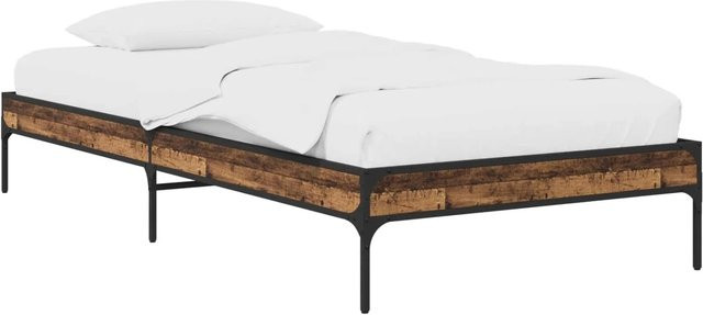vidaXL Bettrahmen aus Holzwerkstoff in Braun, B/T/H: 80 x 200 cm - Bild 1