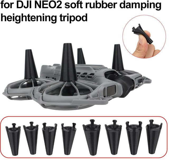DJI Neo 2 Fahrwerk Verlängerung mit Schutzbeinen für erweitertes Stativ und tragbare Lagerung - Bild 1
