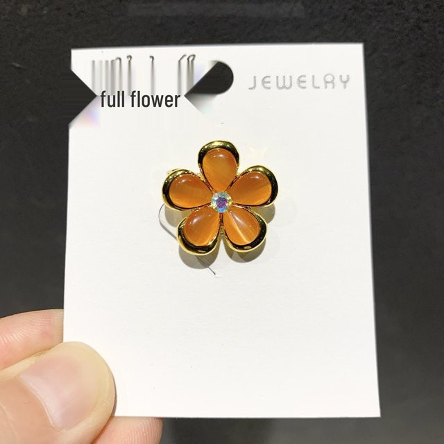 Bo Xin Yun Reversnadel, Katzenauge Blume, grau, Unisex - Bild 1