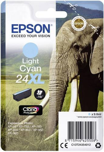 Epson Original T2435 24XL Tintenpatrone für Expression Photo-Serie in Light Cyan - Bild 1