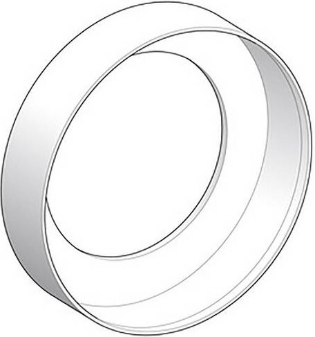 Schneider Electric ZB4BZ007 Unterlegscheibe aus Metall in Silber, 50 Stück - Bild 1