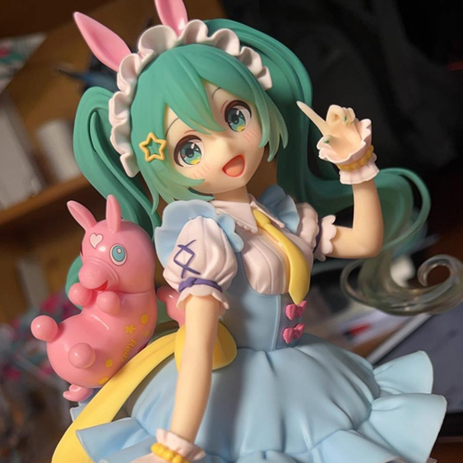 Hatsune Miku Anime Figur Märchen Miku Actionfigur mit Lollipop aus PVC in Multicolor - Bild 2