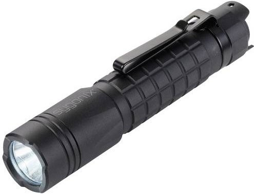 Sygonix SY-5469504 SMD LED Taschenlampe in Schwarz mit Gürtelclip, IP68 wasserdicht, 300lm, batteriebetrieben - Bild 1