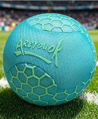 Binchi Outdoor Product Fluoreszierender Fußball, Blau, ab 14 Jahren - Bild 1