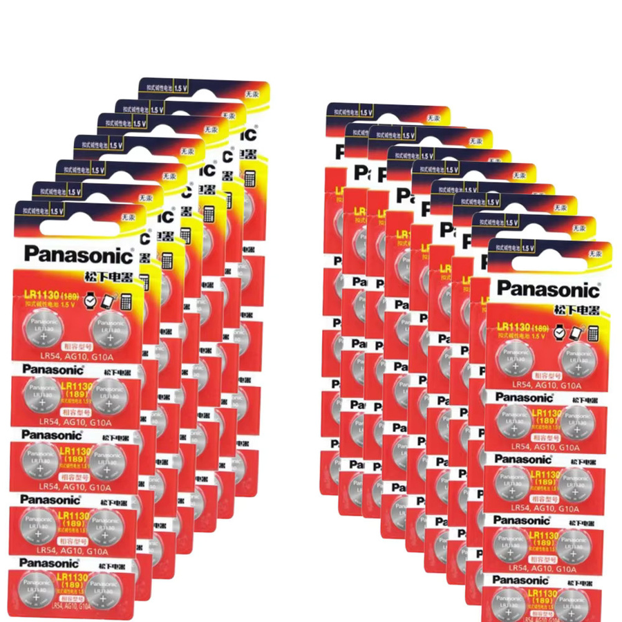 Panasonic AG10 LR1130 SR54 Alkaline-Batterie 1,55 V in Silber - Bild 3