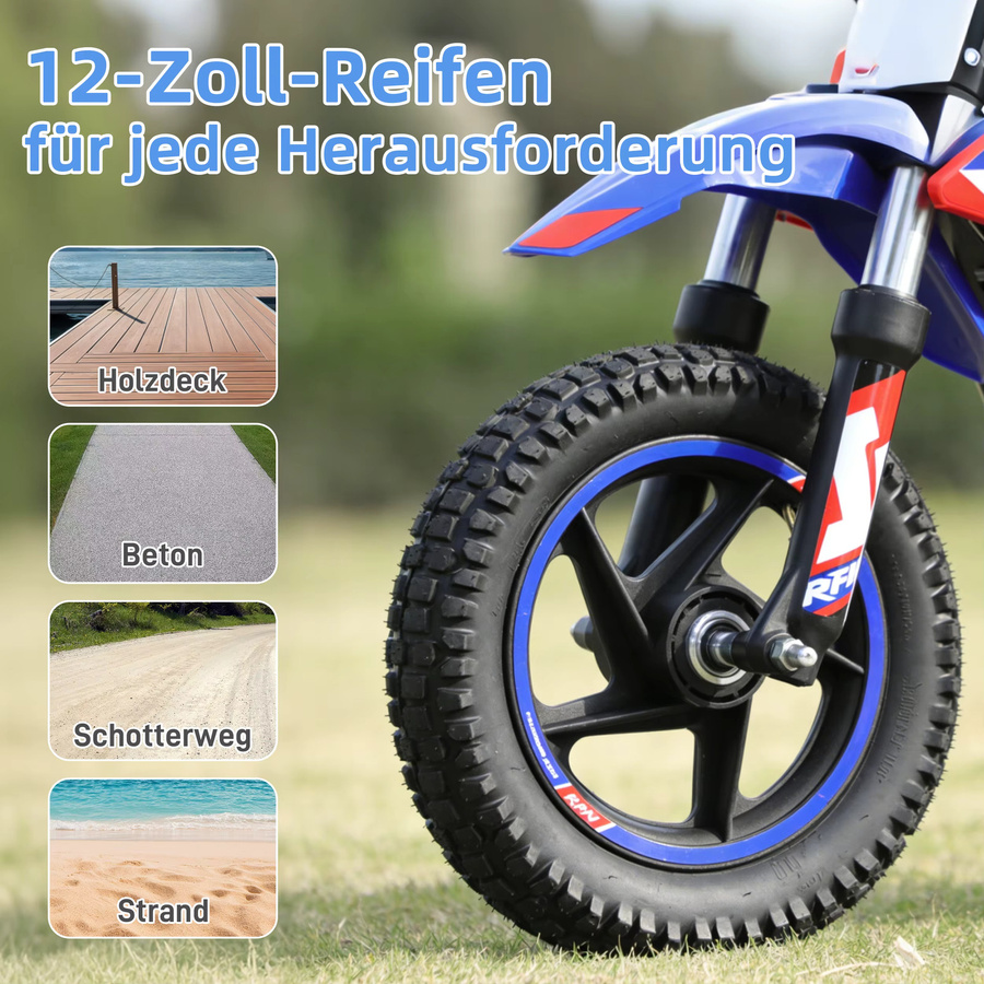Sinaopus Kinder-E-Motorrad, Offroad-E-Moto, ab 3 Jahren - Bild 4