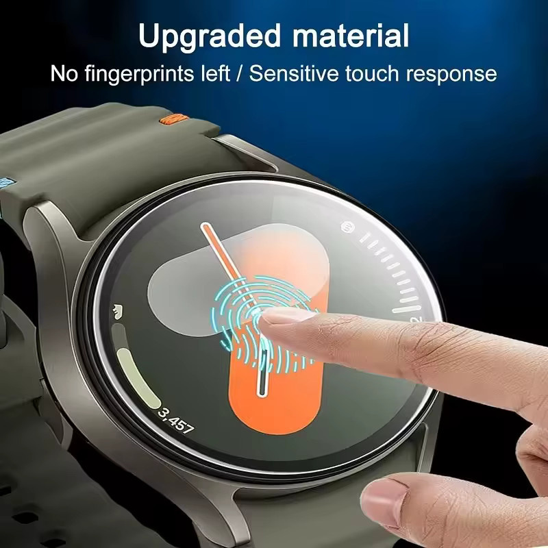 Samsung Displayschutzfolie Glas, 5 Stück, Galaxy Watch4 Watch5 Watch6 - Bild 3