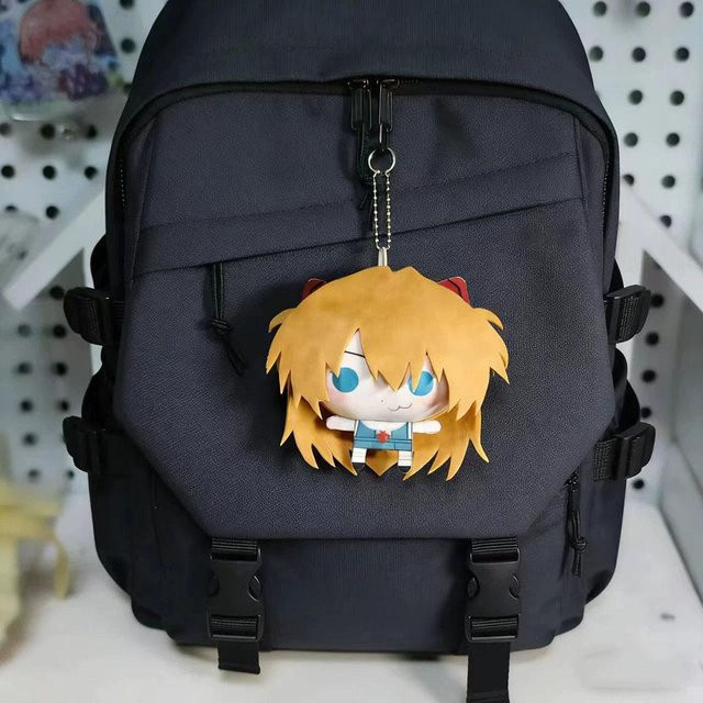Yiran toy Asuka Langley Soryu Schlüsselanhänger Plüschtier, 10cm - Bild 1