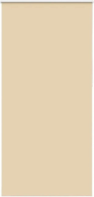 vidaXL Verdunkelungsrollo Beige aus Polyester B: 100 cm, H: 230 cm - Bild 1